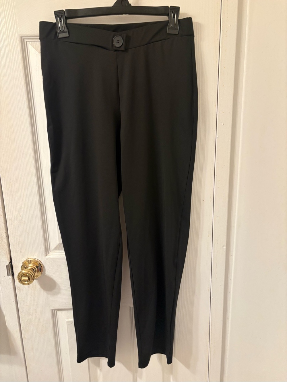 SHEIN Black Straight-Leg Dress Pants